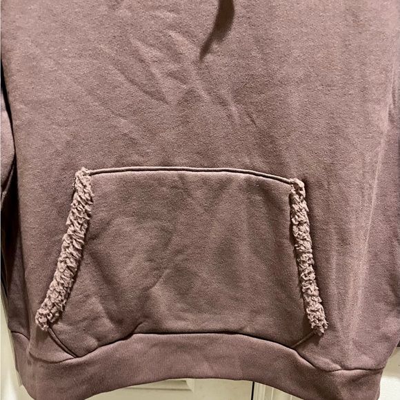 NWT Pink VS Love Pink sweatshirt with Sherpa and hoodie - Picture 9 of 16
